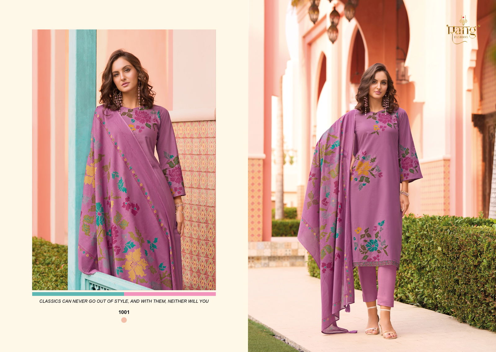Freesia By Rang Swiss Lawn Cambric Salwar Kameez Wholesalers In Delhi